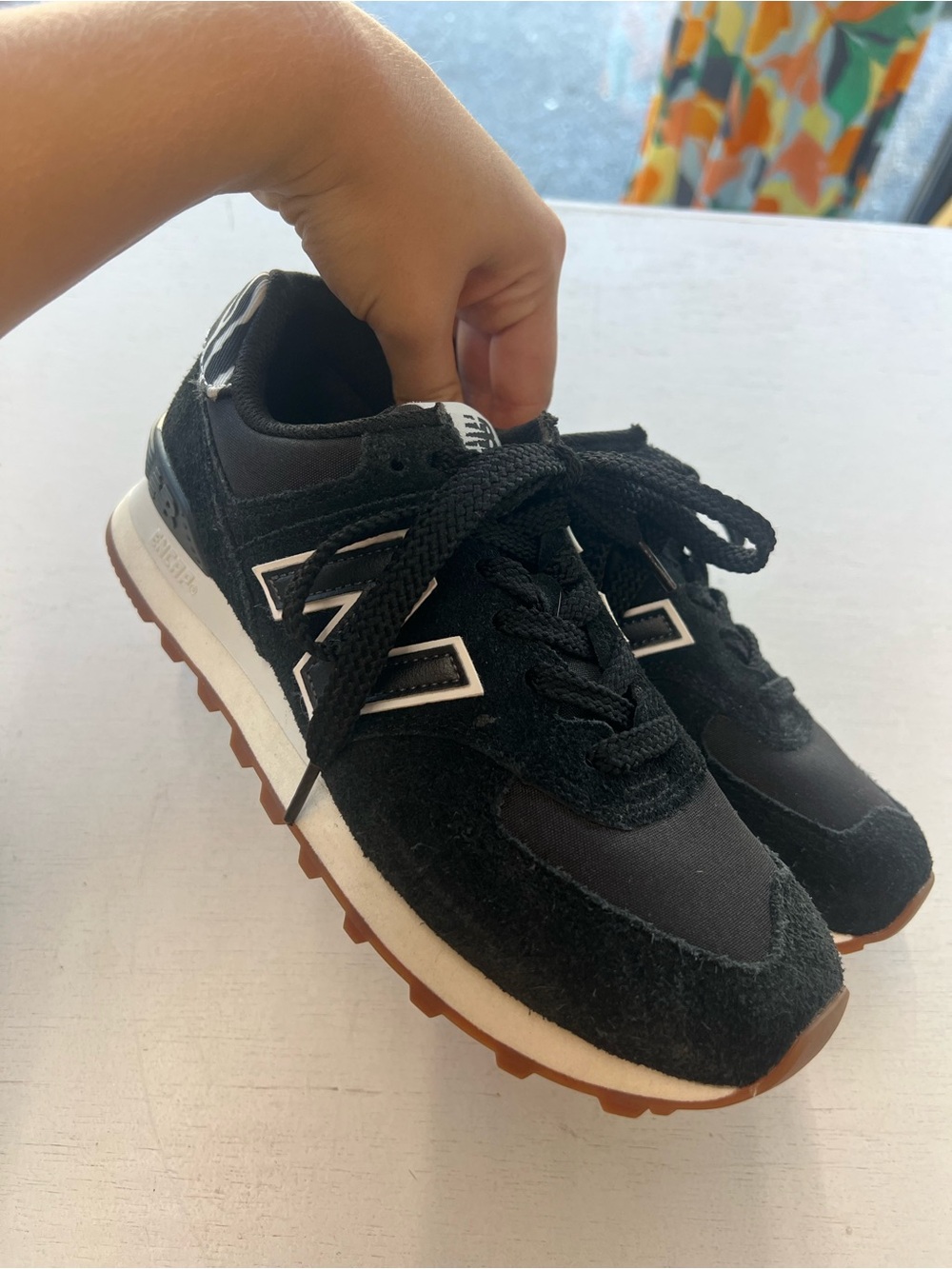 New Balance Classic Black Zebra print Sneakers
